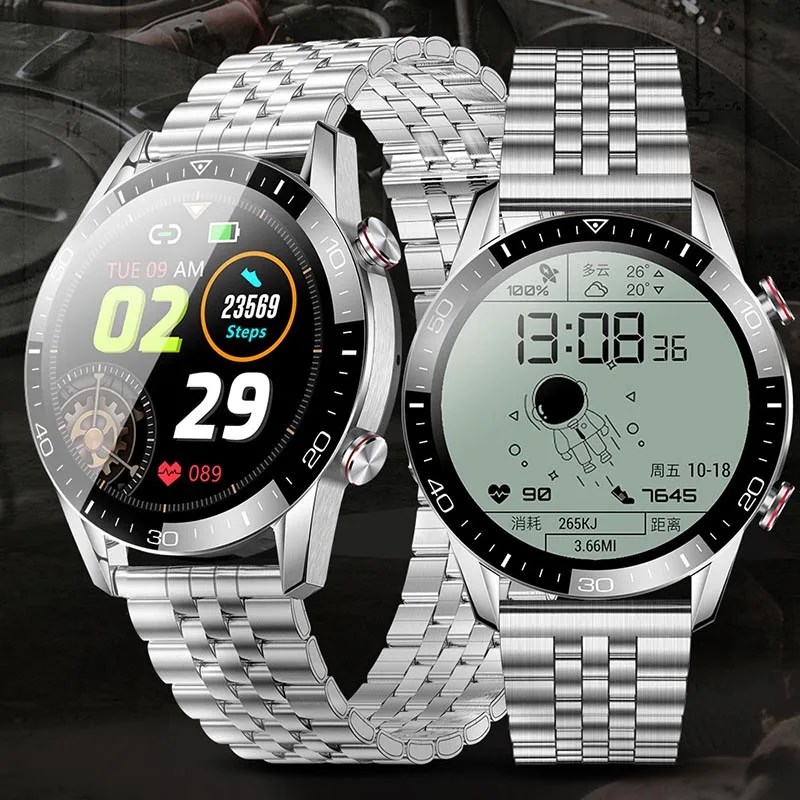 Новинка 2021 Модные Смарт-часы с Bluetooth мужские спортивные часы функцией вызова