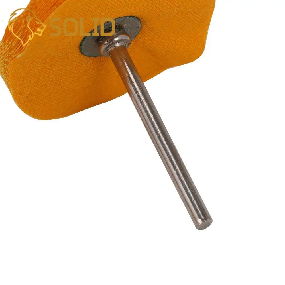 10Pcs 38mm Yellow Cotton Polishing Wheels with Shank 3mm for Jewelry Wood Metal Polishing Abrasive Tools
10Pcs 38mm Yellow Cotton Polishing Wheels with Shank 3mm for Jewelry Wood Metal Polishing Abrasive Tools