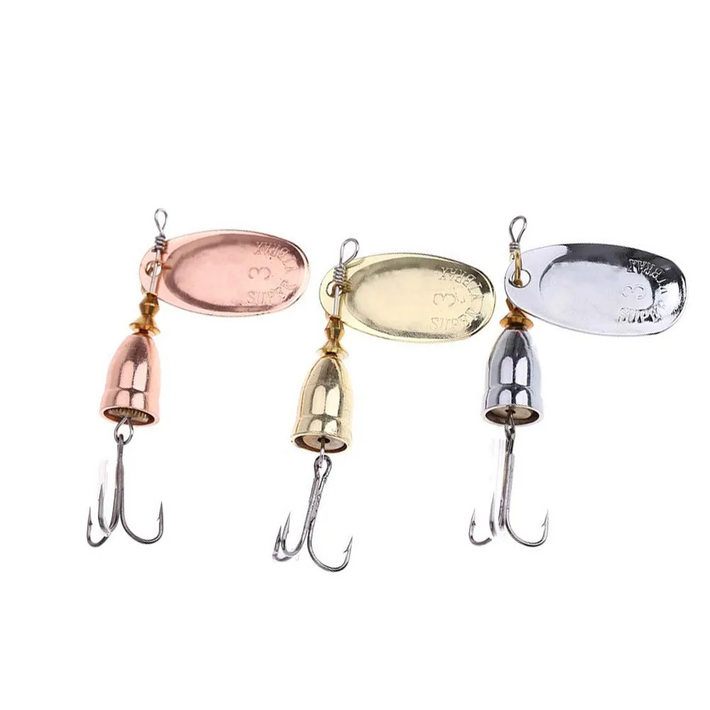1PCS Metal Rotating Spinner Metal Lure 6.5cm Brass Hard Artificial Spoon Bait Fishing Tackle Excellent Visual Effect Bright
1PCS Metal Rotating Spinner Metal Lure 6.5cm Brass Hard Artificial Spoon Bait Fishing Tackle Excellent Visual Effect Bright
