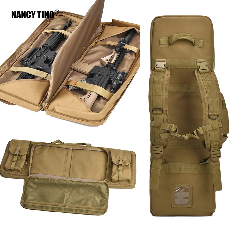 Tactical Double Long Rifle Gun Case Bag Tactical Rifle Backpack Pistol Soft Firearm Transportation Carbine Case Lockable 46"
Tactical Double Long Rifle Gun Case Bag Tactical Rifle Backpack Pistol Soft Firearm Transportation Carbine Case Lockable 46"