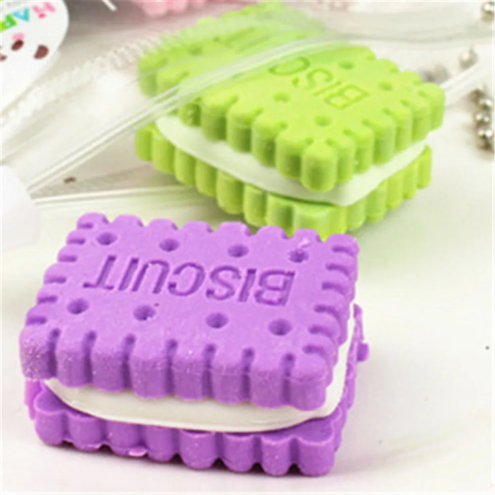 4 Pcs/Set Creative Cute Kawaii Cookies Rubber Eraser Set Stationery School Office Erase Supplies Kids Gifts Student Prize
4 Pcs/Set Creative Cute Kawaii Cookies Rubber Eraser Set Stationery School Office Erase Supplies Kids Gifts Student Prize