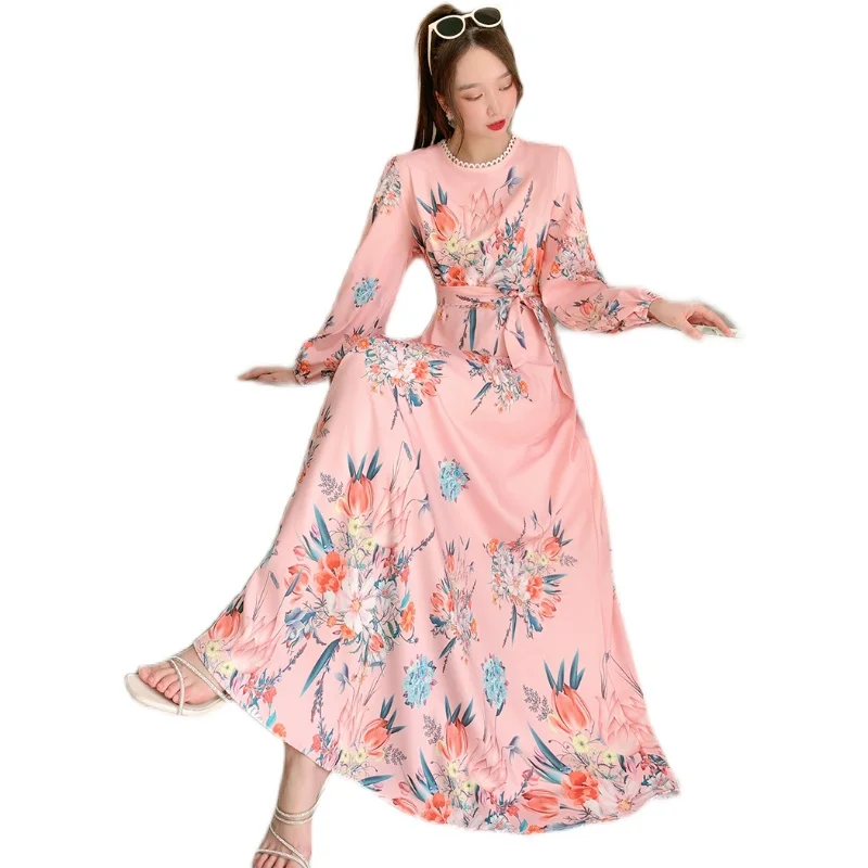 VANOVICH 2022 Spring/autumn New Europe and America Style Lantern Sleeve Chiffon Print O-Neck Temperament Vintage Fashion Dress
VANOVICH 2022 Spring/autumn New Europe and America Style Lantern Sleeve Chiffon Print O-Neck Temperament Vintage Fashion Dress