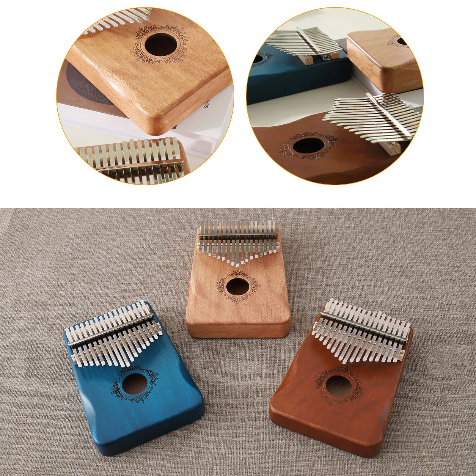 17Keys Portable Thumb Piano Beginner Instrument Kalimba Finger Piano Mbira Small Musical Toys
17Keys Portable Thumb Piano Beginner Instrument Kalimba Finger Piano Mbira Small Musical Toys