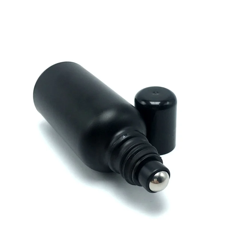 5/10/20 Pcs 30Ml Frosted Glass Black Essential Oil Bottle Roller Bottles With Stainless Steel Ball Cosmetic Containers 
5/10/20 Pcs 30Ml Frosted Glass Black Essential Oil Bottle Roller Bottles With Stainless Steel Ball Cosmetic Containers
