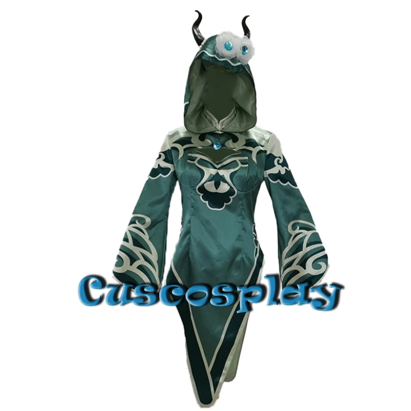 Game Identity V Fiona Gilman Cosplay Costume Priestess New Skin Green Cheongsam Sexy Dress Halloween Costumes for Women Girls
Game Identity V Fiona Gilman Cosplay Costume Priestess New Skin Green Cheongsam Sexy Dress Halloween Costumes for Women Girls
