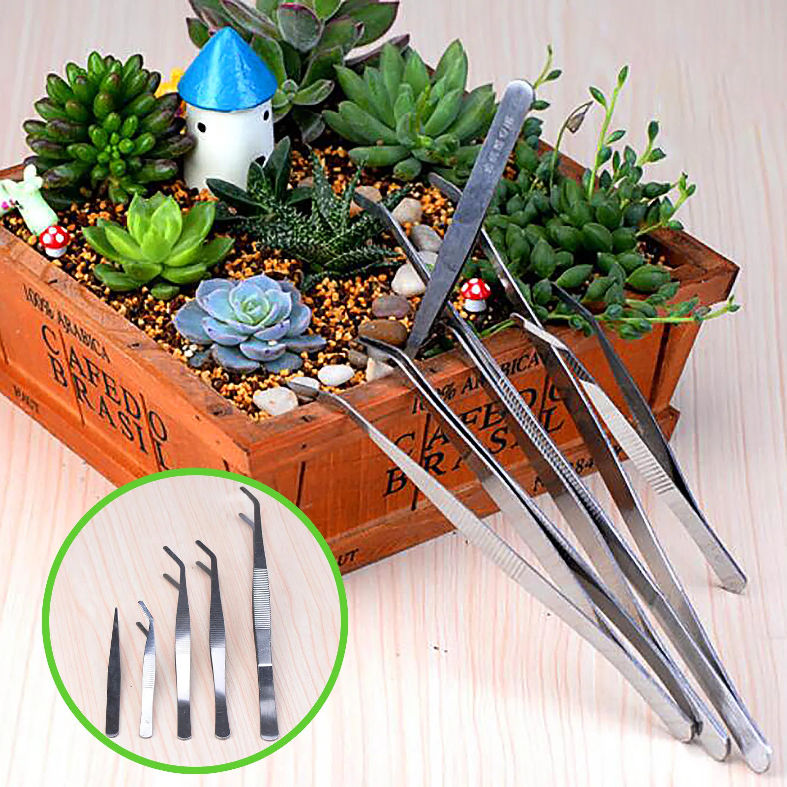 Garden Tools Gardening Repair Tools Stainless Steel Tweezers Moss Landscape Ornaments Gardening Diy Tools
Garden Tools Gardening Repair Tools Stainless Steel Tweezers Moss Landscape Ornaments Gardening Diy Tools