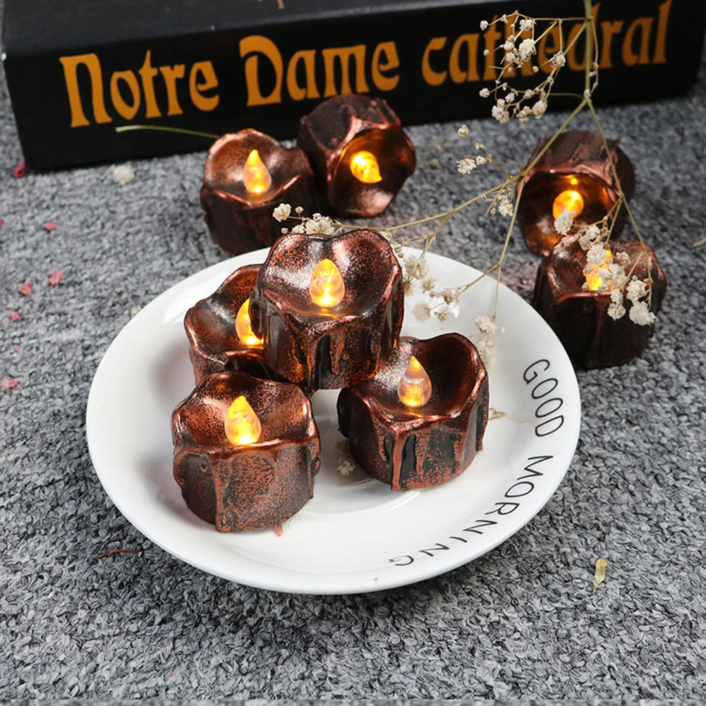 12pcs Halloween Flameless LED Candles Battery Operated Warm White Flameless Pillar Candle Bluk for Romantic Decorations
12pcs Halloween Flameless LED Candles Battery Operated Warm White Flameless Pillar Candle Bluk for Romantic Decorations