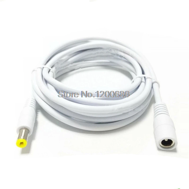 5M 0.5MM2 power cord white 20AWG 3M 12V white DC extension cable 5.5X2.1 male to female wire harness monitoring router available
5M 0.5MM2 power cord white 20AWG 3M 12V white DC extension cable 5.5X2.1 male to female wire harness monitoring router available