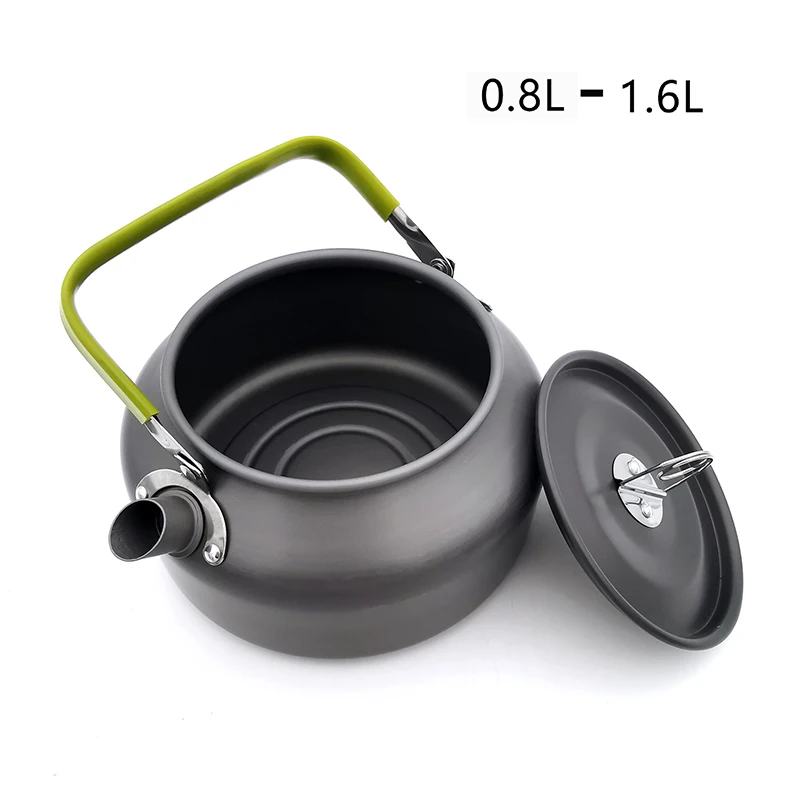 Outdoor Cooking Camping Boil Water Kettle 1.1L 1.6L Aluminum Alloy Outdoor Teapot Water Kettle Pot Coffee Pot Picnic Tableware
Outdoor Cooking Camping Boil Water Kettle 1.1L 1.6L Aluminum Alloy Outdoor Teapot Water Kettle Pot Coffee Pot Picnic Tableware