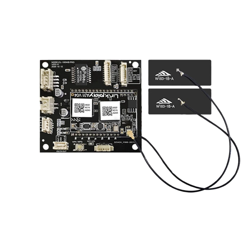 Модуль Wi-Fi Bluetooth 5,0, беспроводной модуль передачи по USB, стерео интеллектуальный аудио модуль для Spotify Airplay 2,4G DLNA
Модуль Wi-Fi Bluetooth 5,0, беспроводной модуль передачи по USB, стерео интеллектуальный аудио модуль для Spotify Airplay 2,4G DLNA