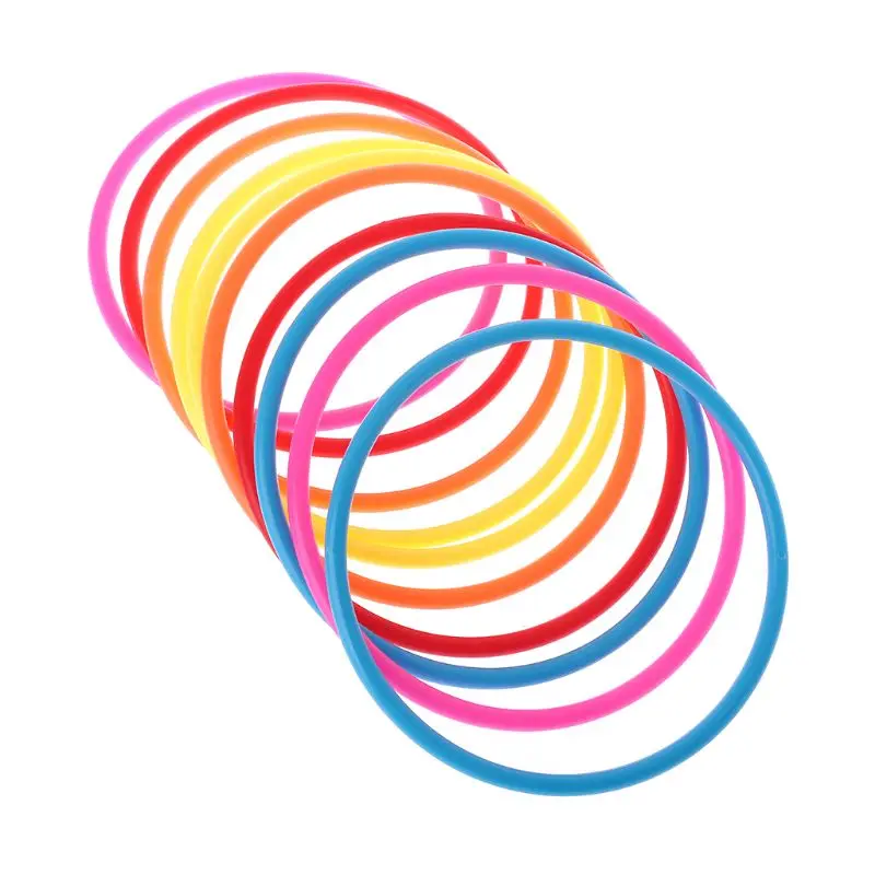 10 Pcs Plastic Toss Rings Throw Carnival Backyard Park Games Kids Intelligence Development Educational Exercise Toy
10 Pcs Plastic Toss Rings Throw Carnival Backyard Park Games Kids Intelligence Development Educational Exercise Toy