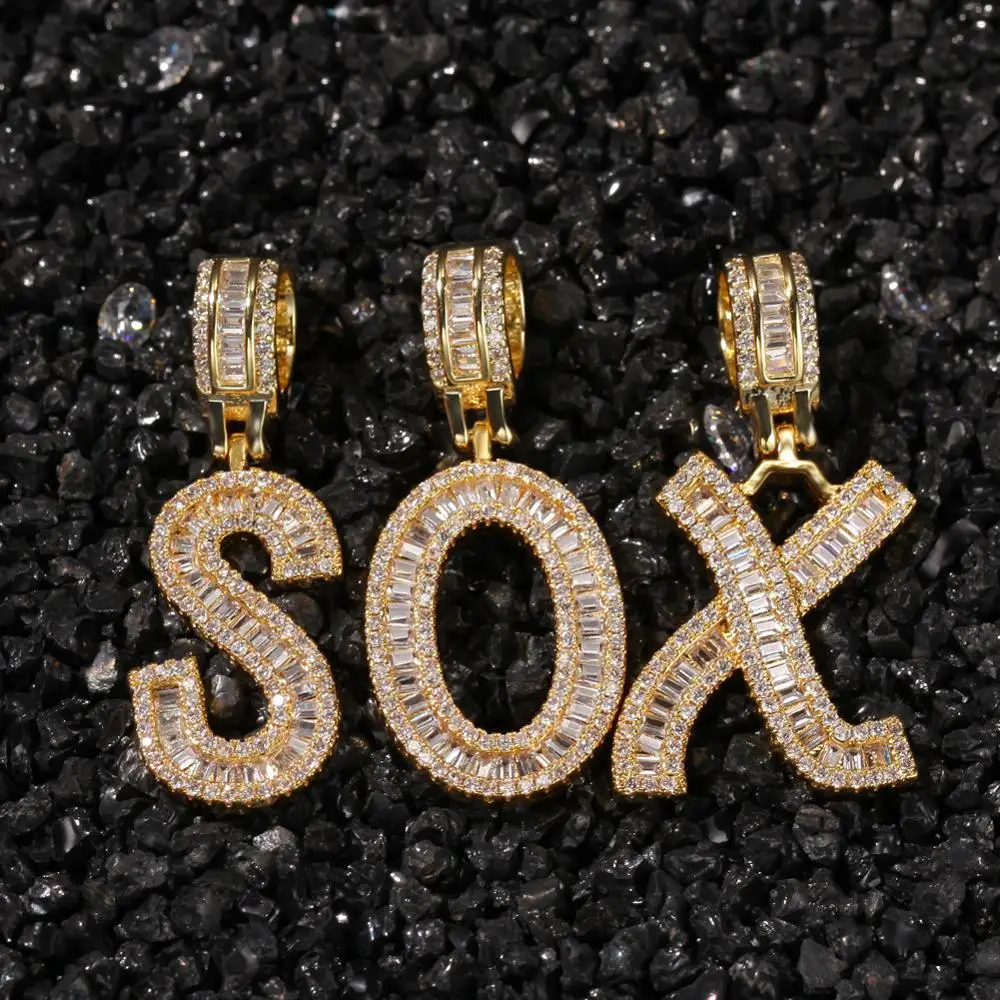 Hot Selling A-Z Small Single Letters Necklaces & Pendant Name Gold Charm Pendants For Men / Women Cubic Zircon Hip Hop Jewelry
Hot Selling A-Z Small Single Letters Necklaces & Pendant Name Gold Charm Pendants For Men / Women Cubic Zircon Hip Hop Jewelry