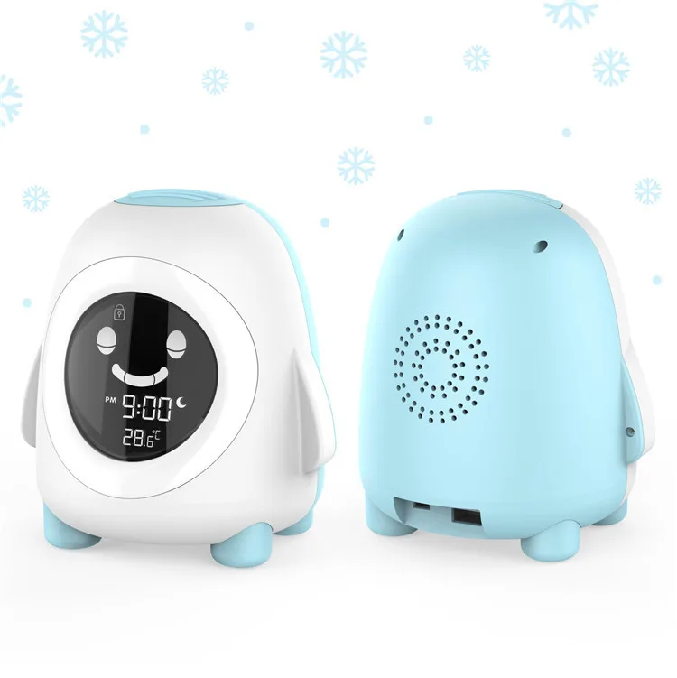 Children's alarm clock digital wake-up clock color changing night light room temperature nap timer baby child sleep
Children's alarm clock digital wake-up clock color changing night light room temperature nap timer baby child sleep