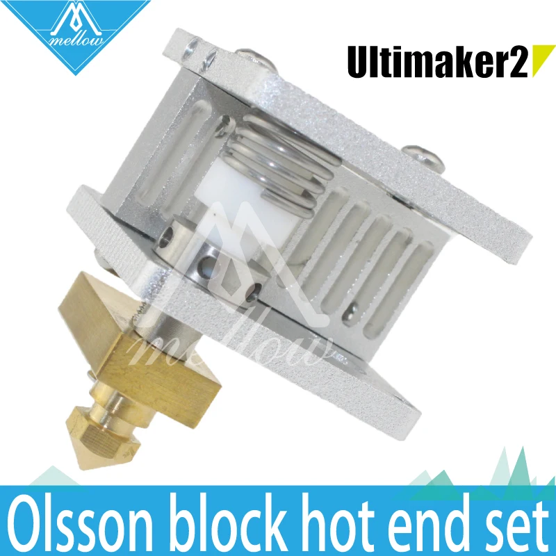 3D принтер с подогревом Ultimaker 2 + UM2 комплект удлиненных блоков Olsson сопла Сменные