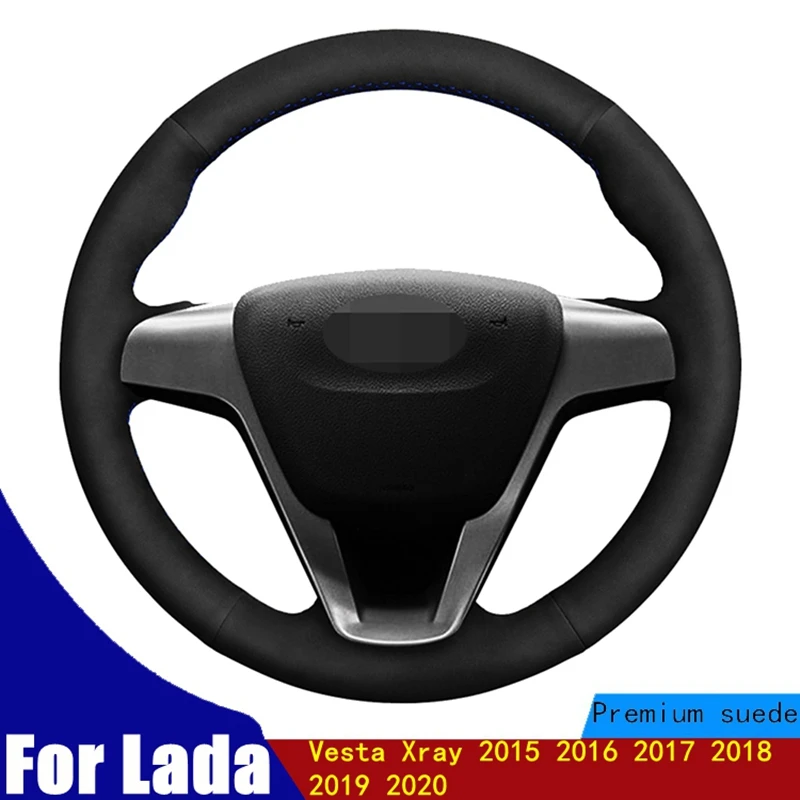 Car Steering Wheel Cover Black Suede Comfortable Breathable For Lada Vesta Xray 2015 2016 2017 2018 2019 2020 Braid Four Seasons
Car Steering Wheel Cover Black Suede Comfortable Breathable For Lada Vesta Xray 2015 2016 2017 2018 2019 2020 Braid Four Seasons