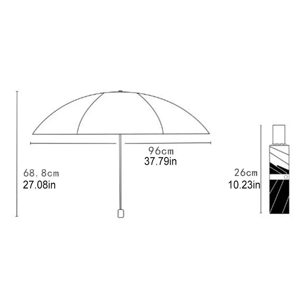 Three-Holding Sun Umbrella Sun Protection Uv Folding Umbrella Sunshade Rain Dual-Use Compact Portable Pocket
Three-Holding Sun Umbrella Sun Protection Uv Folding Umbrella Sunshade Rain Dual-Use Compact Portable Pocket