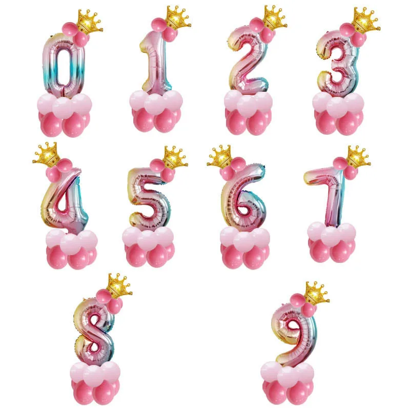 1Set Rose Gold Number Foil Balloons Happy Birthday Balloons Baby Shower Kids Birthday Party Decorations Number Balloons
1Set Rose Gold Number Foil Balloons Happy Birthday Balloons Baby Shower Kids Birthday Party Decorations Number Balloons