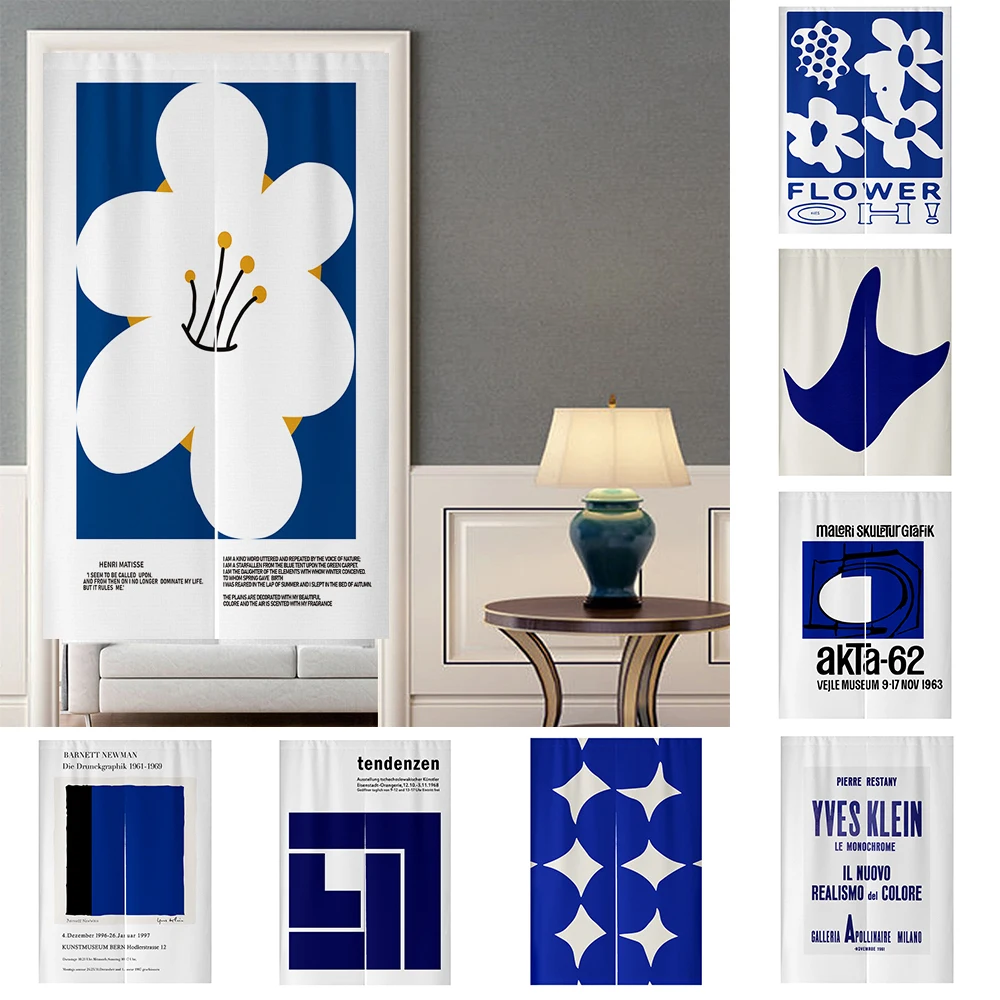 Nordic Blue White Painting Doorway Curtain Noren Kitchen Short Curtain For Cafe Home Decor Flower Pattern Hanging Curtain
Nordic Blue White Painting Doorway Curtain Noren Kitchen Short Curtain For Cafe Home Decor Flower Pattern Hanging Curtain