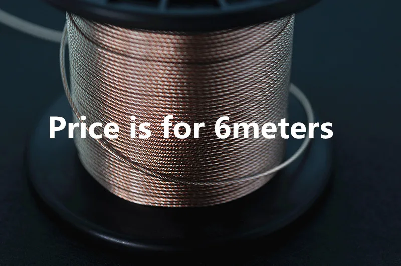 soft litz 7N copper silver headphone upgrade line single crystal copper silver plated 6meters
soft litz 7N copper silver headphone upgrade line single crystal copper silver plated 6meters