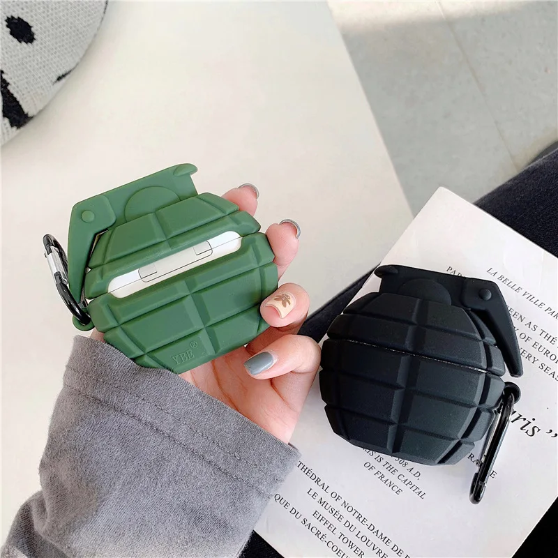 For AirPods 1 2 Pro Case 3D Military Cute Cartoon Soft Silicone Bluetooth Earphone Cases For Apple Airpods Case Cover Funda MNL1 
For AirPods 1 2 Pro Case 3D Military Cute Cartoon Soft Silicone Bluetooth Earphone Cases For Apple Airpods Case Cover Funda MNL1