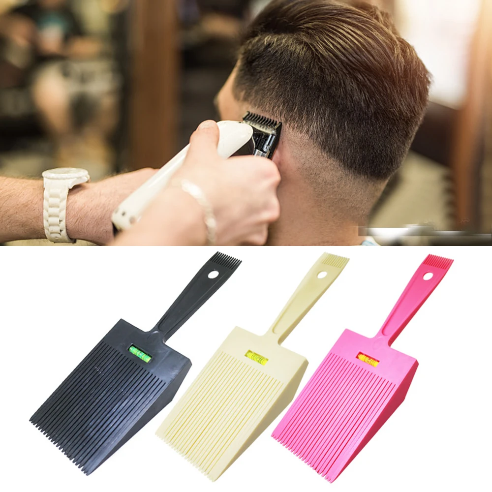 

Man Comb Hairpin Flat Combs With Balancing Ruler Flat Topper Style Hairbrushes Hairdressing Tool 1 Pc