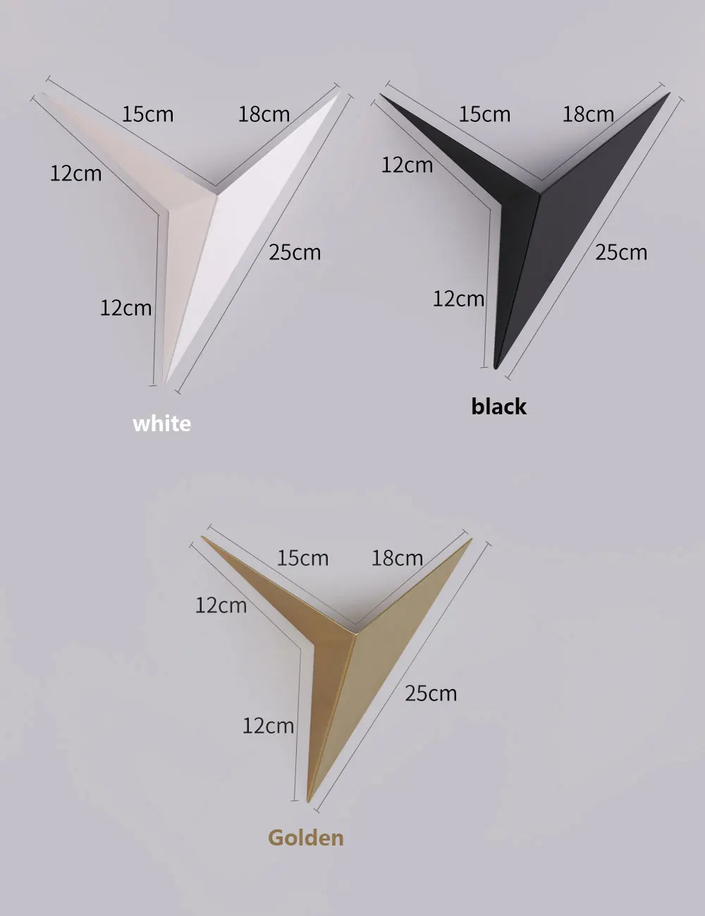 Modern minimalist triangle shape LED Wall Lamps Nordic style Indoor Wall Lamps Living Room Lights 3W AC85-265V Simple Lighting
Modern minimalist triangle shape LED Wall Lamps Nordic style Indoor Wall Lamps Living Room Lights 3W AC85-265V Simple Lighting