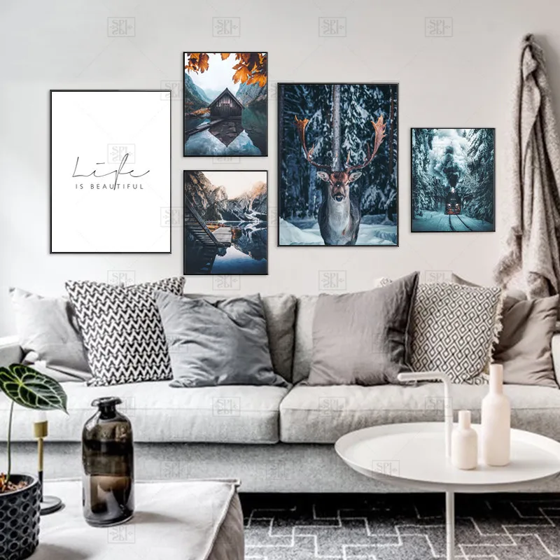 Mountain Lake Waterfall Picture Scandinavian Poster Nordic Style Print Nature Scenery Wall Art Canvas Painting Modern Room Decor
Mountain Lake Waterfall Picture Scandinavian Poster Nordic Style Print Nature Scenery Wall Art Canvas Painting Modern Room Decor