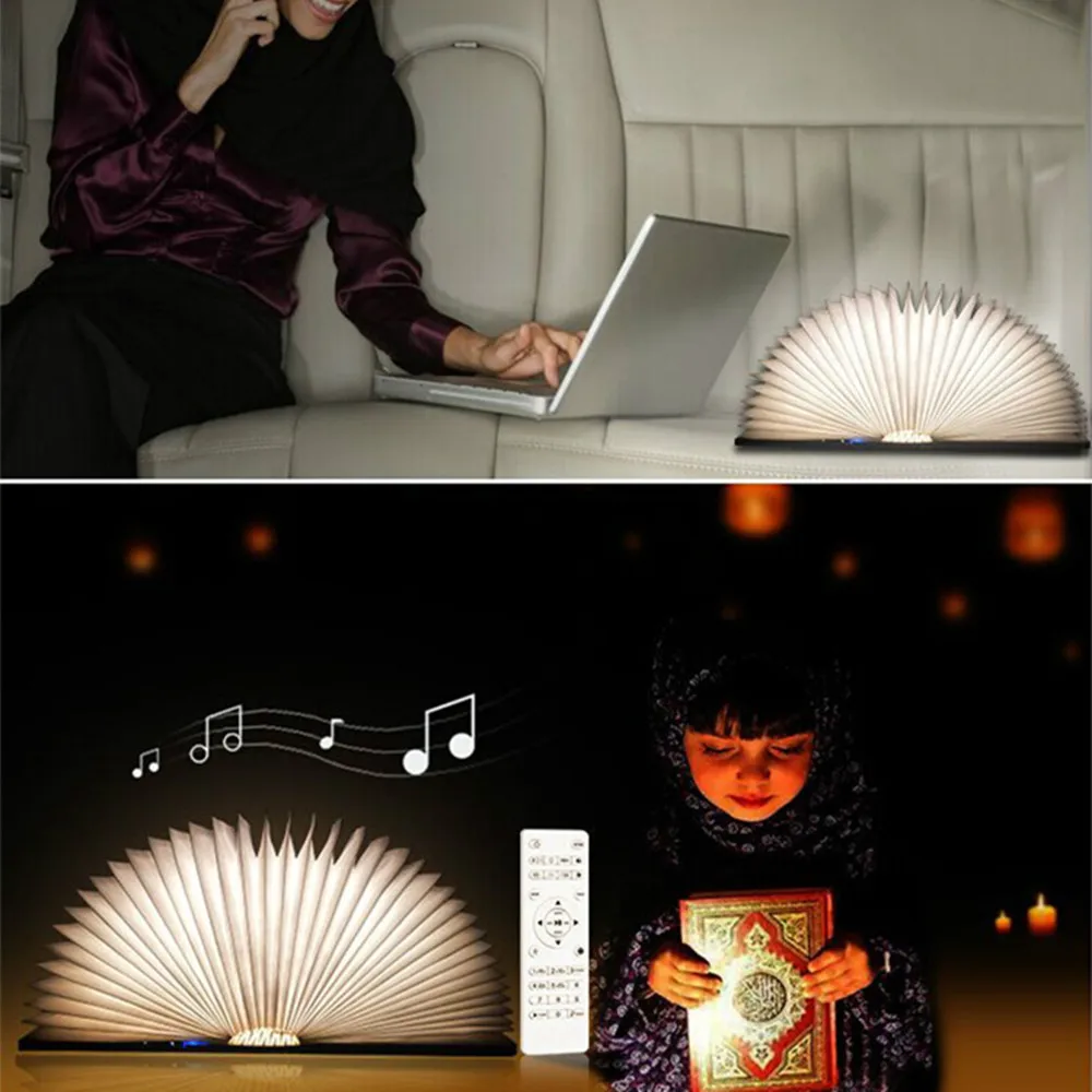 Quran Music Book Lamp Remote Wireless Bluetooth Speaker Muslim Koran FM Radio TF MP3 Player Wooden Colorful LED Night Light Gift
Quran Music Book Lamp Remote Wireless Bluetooth Speaker Muslim Koran FM Radio TF MP3 Player Wooden Colorful LED Night Light Gift