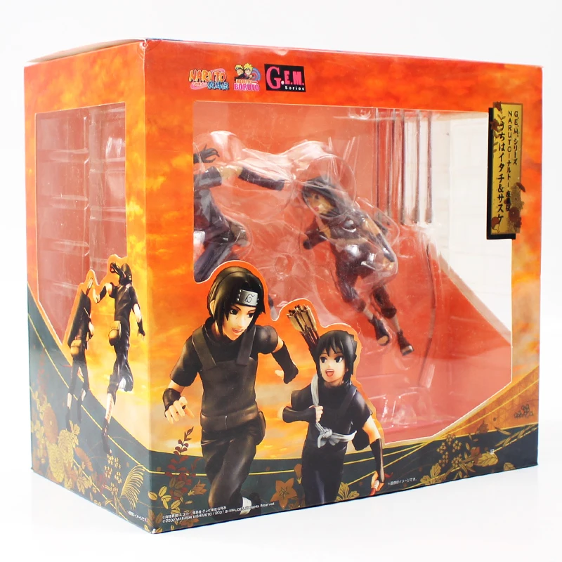 Anime Shippuden GEM Uchiha Sasuke and Uchiha Itachi Brothers Childhood PVC Action Figure Model Toy Doll Collectible
Anime Shippuden GEM Uchiha Sasuke and Uchiha Itachi Brothers Childhood PVC Action Figure Model Toy Doll Collectible