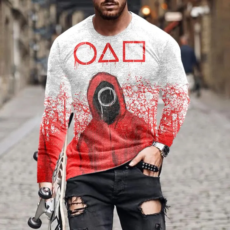 European and American popular men's leisure sports 3D digital printing T-shirt Street trend 3D printing long sleeve T-shirt s-6x
European and American popular men's leisure sports 3D digital printing T-shirt Street trend 3D printing long sleeve T-shirt s-6x