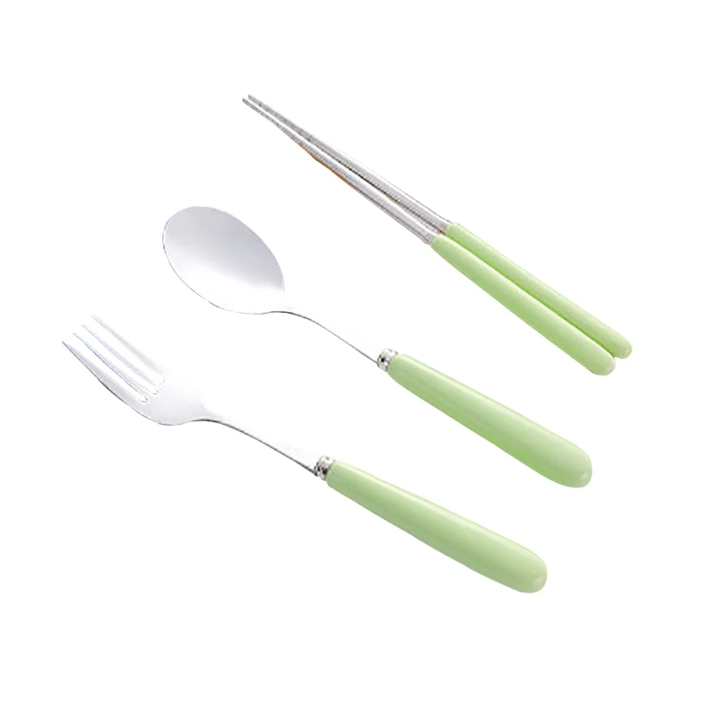 3Pcs/Set 4Colors Cutlery Set Travel Portable Box Flatware Stainless Steel+ceramics Material Spoons Forks Chopsticks Cutlery Set
3Pcs/Set 4Colors Cutlery Set Travel Portable Box Flatware Stainless Steel+ceramics Material Spoons Forks Chopsticks Cutlery Set