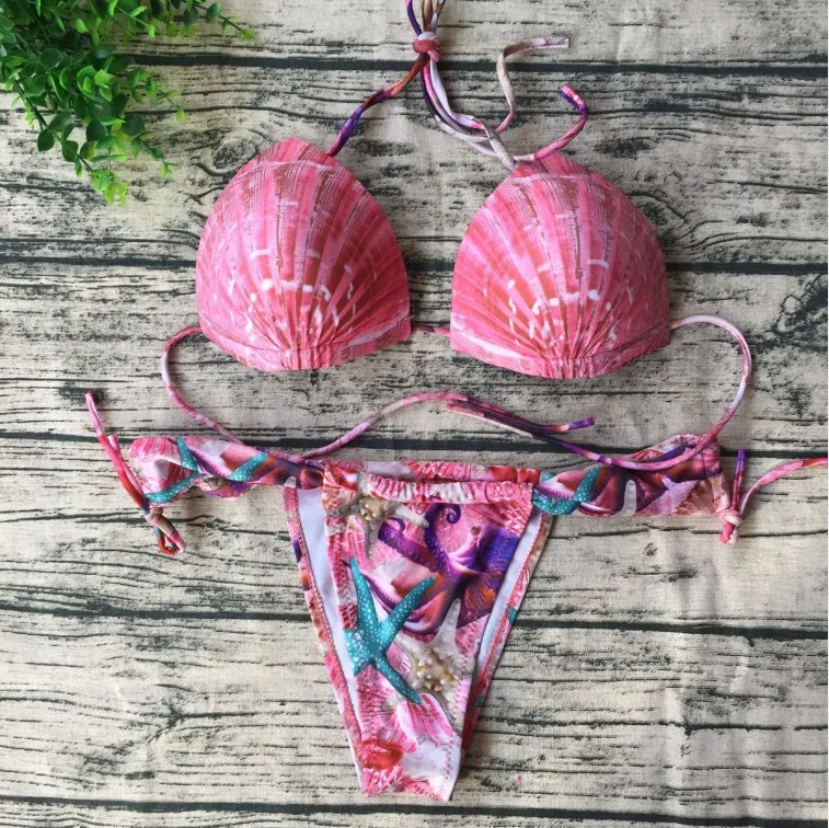 2020 Hot Fashion European and American Bikini Swimsuit Shell Sexy Beach Bikini Split Swimsuit Bikini Women
2020 Hot Fashion European and American Bikini Swimsuit Shell Sexy Beach Bikini Split Swimsuit Bikini Women