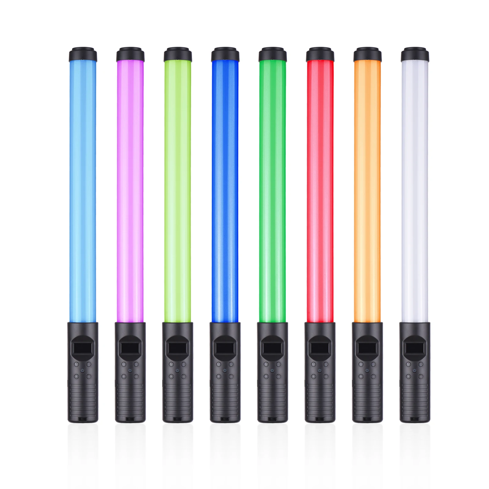 RGB Handheld Video LED Light Tube Photography Lamp Wand 3000K-6500K Dimmable 10 Lighting Effect Built-in Rechargeable Battery
RGB Handheld Video LED Light Tube Photography Lamp Wand 3000K-6500K Dimmable 10 Lighting Effect Built-in Rechargeable Battery