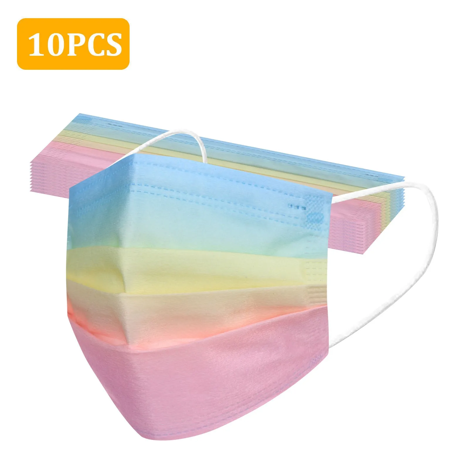 10PCS Adult Gradient Non-Woven Fabric Three-Layer Disposable Protective Printing Mask Mask For Adults Halloween Cosplay
10PCS Adult Gradient Non-Woven Fabric Three-Layer Disposable Protective Printing Mask Mask For Adults Halloween Cosplay