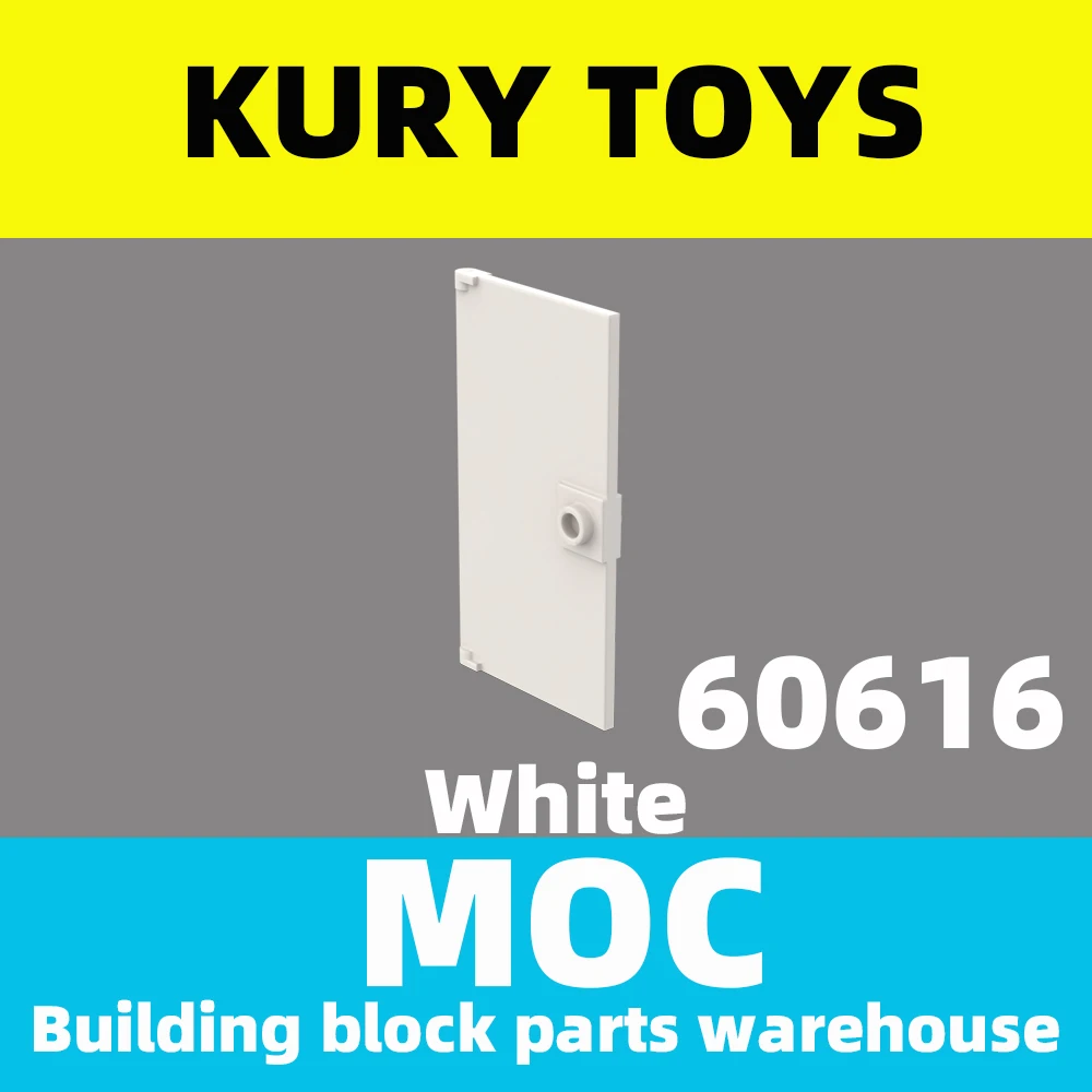 Kury Toys DIY MOC For 60616 детали конструктора для двери 1x4x6 с ручкой гвоздиком и