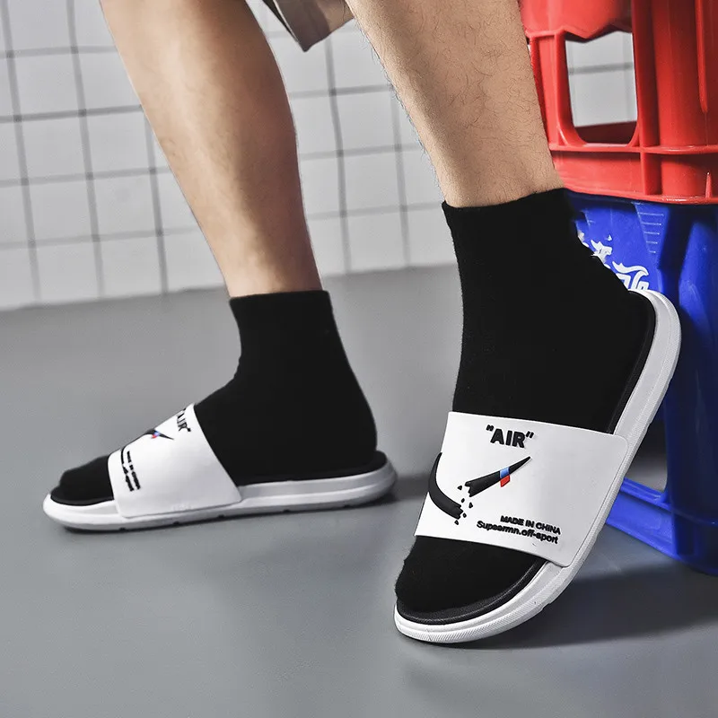 Summer PU Slides Men Slippers Beach Slides Shoes Mens Indoor Home Bathroom Slippers For Men Non-slip Bath Flip Flops Male Shoes
Summer PU Slides Men Slippers Beach Slides Shoes Mens Indoor Home Bathroom Slippers For Men Non-slip Bath Flip Flops Male Shoes