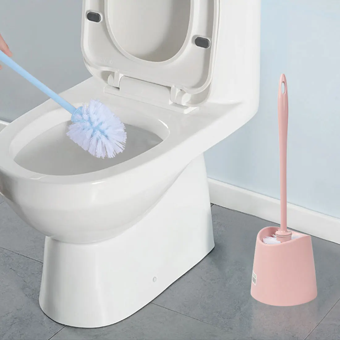 Toilet cleaner household long handle bathroom with a base cleaning extended double-sided basin brush without blind angle brush
Toilet cleaner household long handle bathroom with a base cleaning extended double-sided basin brush without blind angle brush