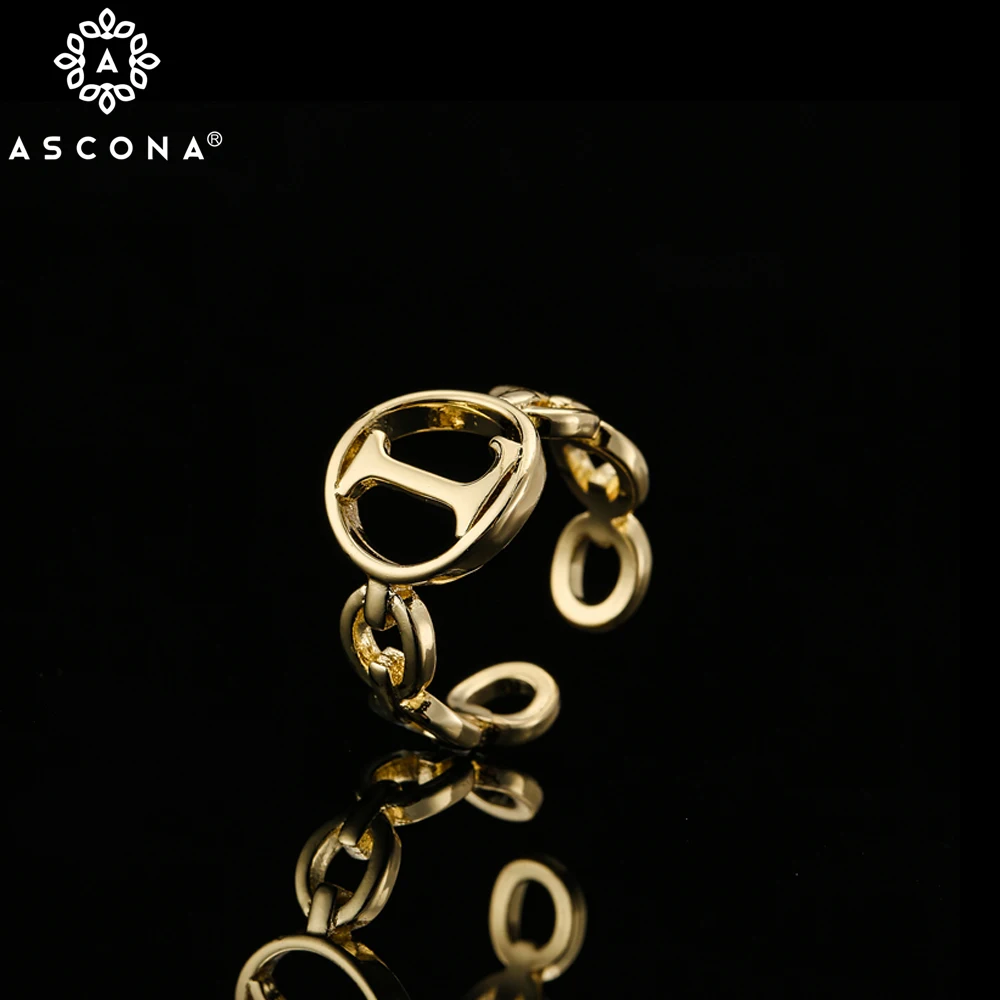 Ascona 2021 Initial A-Z Letter Rings For Women Girl 14K Gold Plated Adjustable Size Open Cuff Rings Female Party Jewelry Gift
Ascona 2021 Initial A-Z Letter Rings For Women Girl 14K Gold Plated Adjustable Size Open Cuff Rings Female Party Jewelry Gift