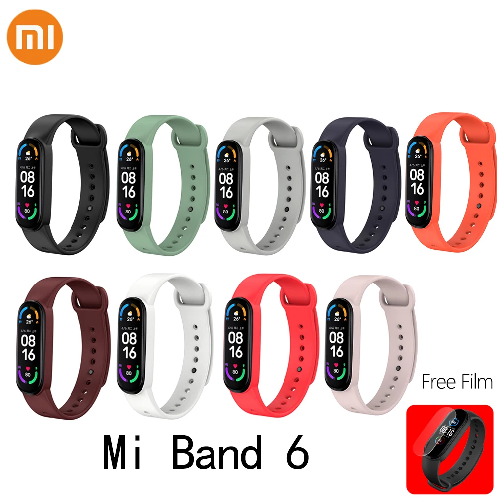 Ремешок силиконовый для Xiaomi Mi Band 6, цветной спортивный сменный Браслет для Mi Band5
Ремешок силиконовый для Xiaomi Mi Band 6, цветной спортивный сменный Браслет для Mi Band5