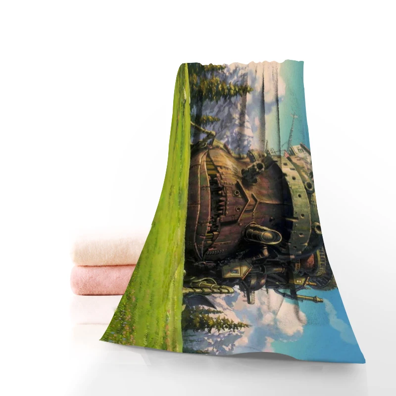 New Hayao Miyazaki Howl's Moving Castle Bath Towel Washcloth Home Travel Hand Face Towel Microfiber Bathroom Towels For Adults
New Hayao Miyazaki Howl's Moving Castle Bath Towel Washcloth Home Travel Hand Face Towel Microfiber Bathroom Towels For Adults
