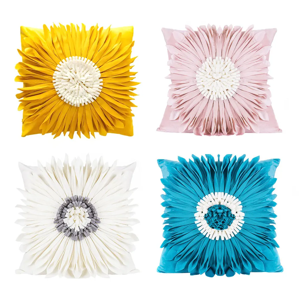 Cushion Cover 3D Sunflower Decorative Throw Pillow Case With Petal Design For Sofa Home Decoration Living Room 45x45cm Pillow
Cushion Cover 3D Sunflower Decorative Throw Pillow Case With Petal Design For Sofa Home Decoration Living Room 45x45cm Pillow