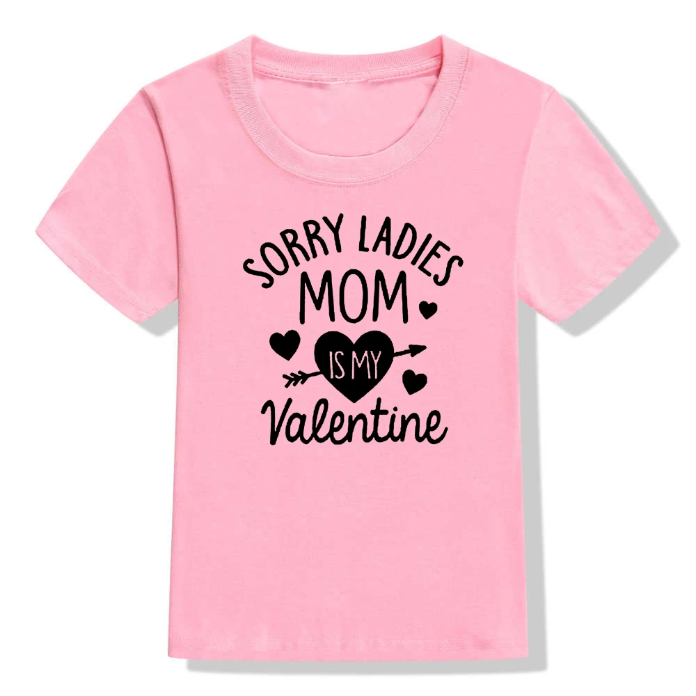 Забавная детская футболка на День святого Валентина для мальчиков с надписью Sorry