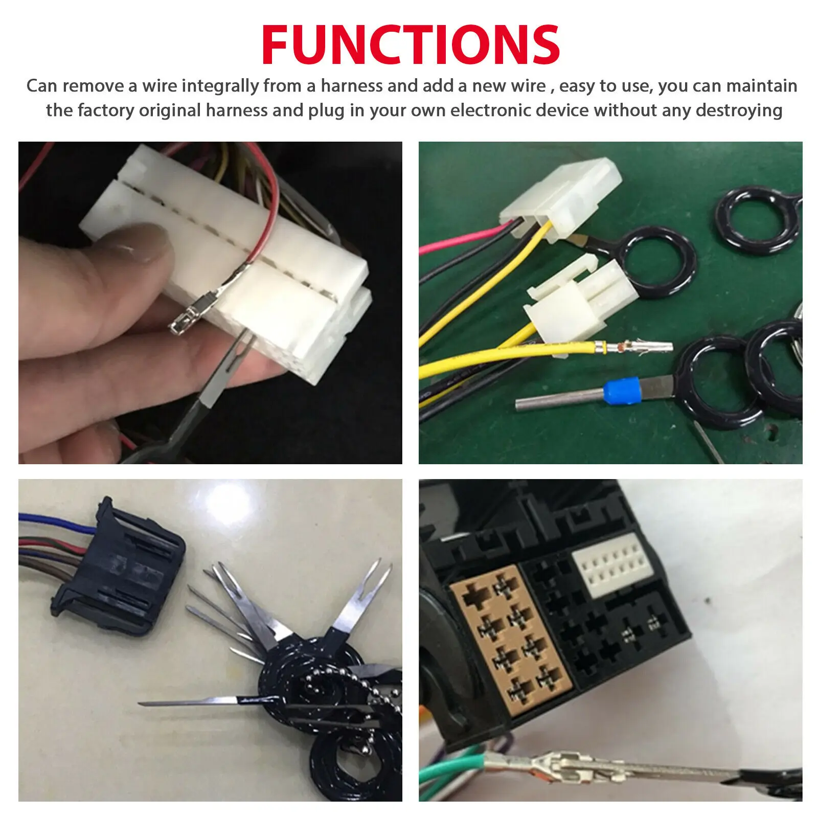 Wiring Wire Terminal Removal Tools 78PCS Needle ejector Car Connector High Quality
Wiring Wire Terminal Removal Tools 78PCS Needle ejector Car Connector High Quality