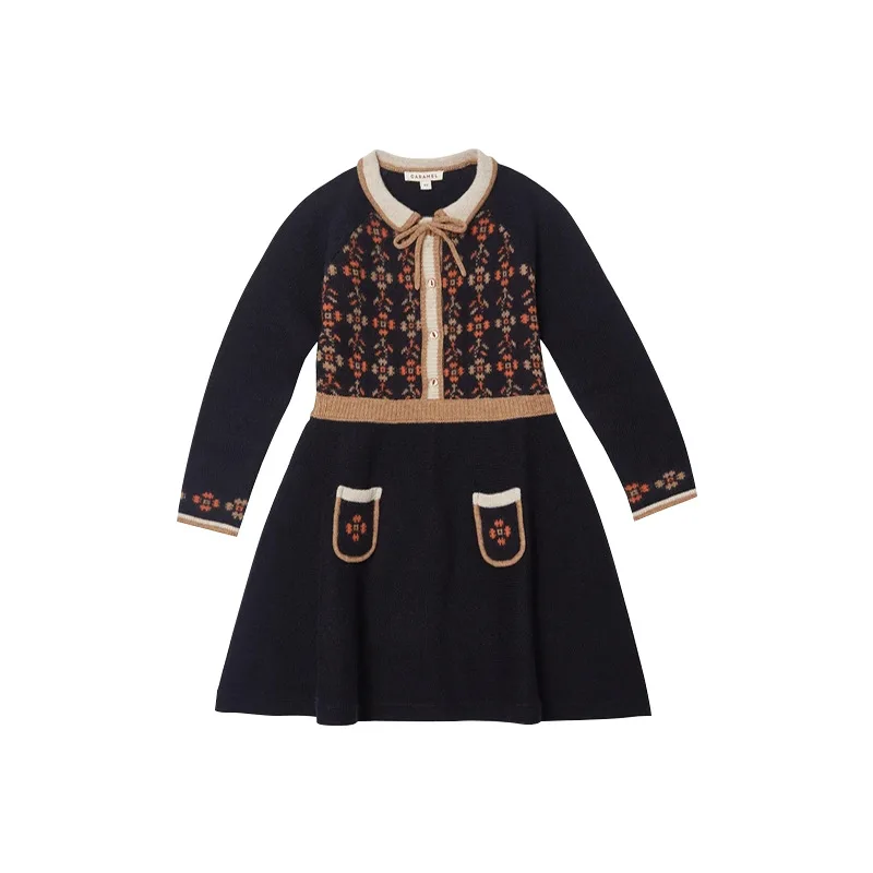 Kids Dresses 2021 New Winter Brand Design Girls Cute Knit Flower Print Sweater Dress Baby Toddler Cotton Outwear Clothes
Kids Dresses 2021 New Winter Brand Design Girls Cute Knit Flower Print Sweater Dress Baby Toddler Cotton Outwear Clothes