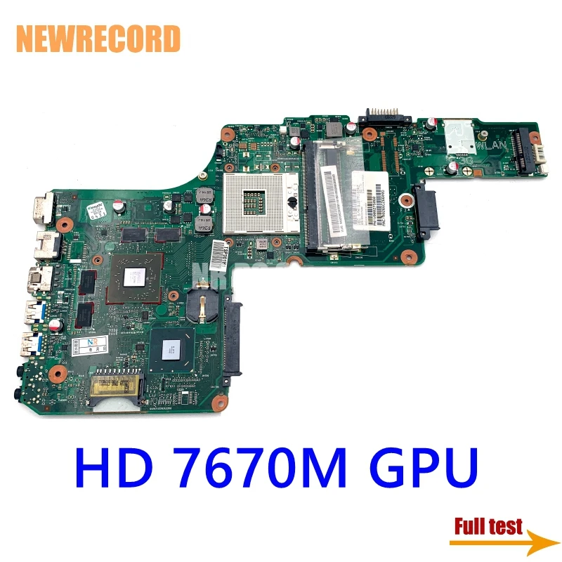 NEWRECORD V000275060 DK10FG 6050A2491301 MB A03 для TOSHIBA Satellite S855 C855 L855 Материнская плата ноутбука HD 7670 м