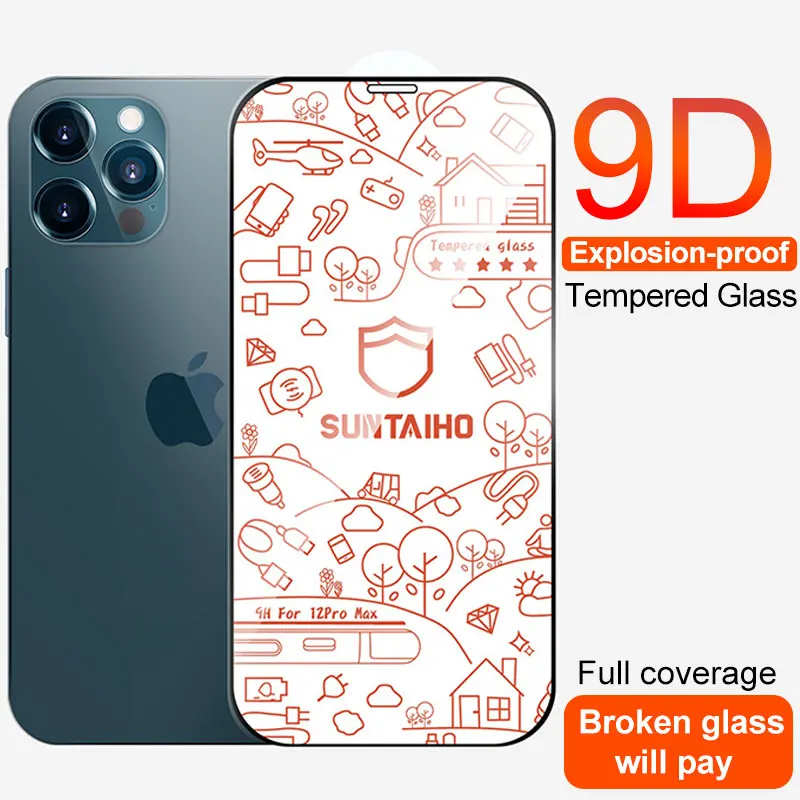 Suntaiho Full Cover Tempered Glass for iphone 13 12 Pro Max Screen Protector Glass for iphone 11 Pro XS Max XR X 7 8 Plus Glass
Suntaiho Full Cover Tempered Glass for iphone 13 12 Pro Max Screen Protector Glass for iphone 11 Pro XS Max XR X 7 8 Plus Glass
