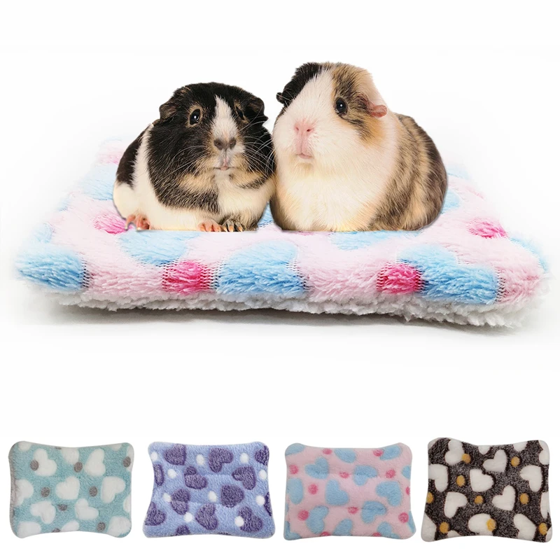 

Small Animal Guinea Pig Hamster Bed House Squirrel Hedgehog rabbit Chinchilla Winter Warm Bed mat House Nest Accessories