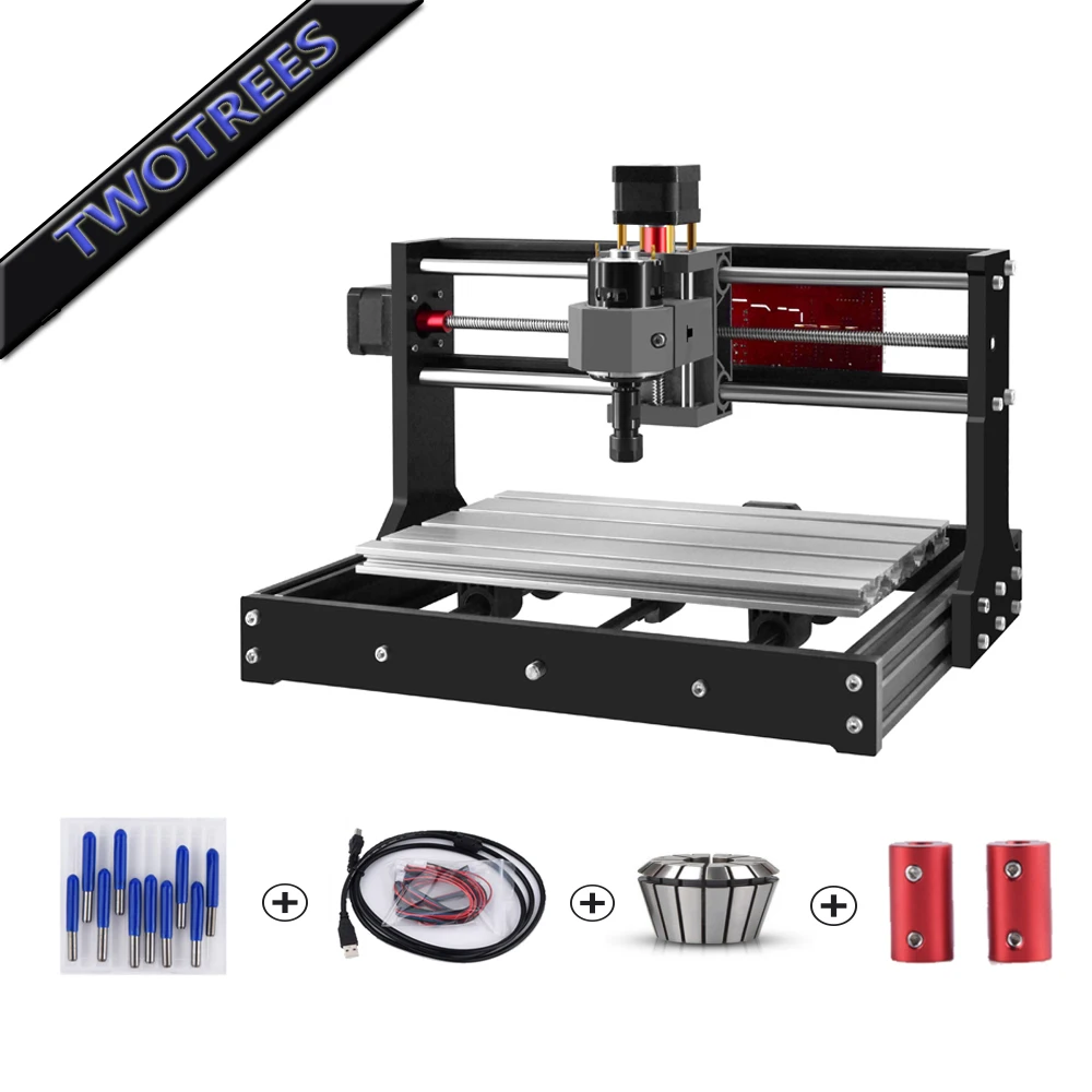 Twotrees 3018 PRO CNC Laser Engraving Machine Cnc Portable Household DIY Tool Metal Plastic 3D Printer Acrylic PVC Wood Board
Twotrees 3018 PRO CNC Laser Engraving Machine Cnc Portable Household DIY Tool Metal Plastic 3D Printer Acrylic PVC Wood Board