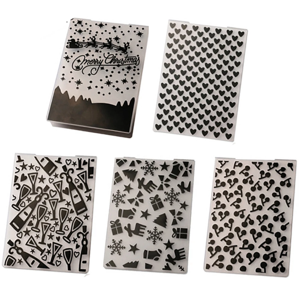 Merry Christmas Plastic Embossing Folder Template for DIY Scrapbooking Craft Photo Album Card Handmade Decoration Supplies
Merry Christmas Plastic Embossing Folder Template for DIY Scrapbooking Craft Photo Album Card Handmade Decoration Supplies