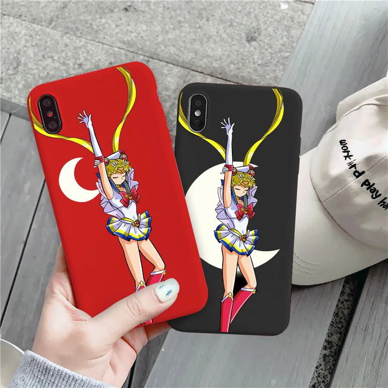 Sailor Moon Phone Case For iphoe 6 6s 7 8 plus X XR XS Max For iphone 11 Pro Max SE 2020 Cover Fashion Cute Cartoon Soft Capa
Sailor Moon Phone Case For iphoe 6 6s 7 8 plus X XR XS Max For iphone 11 Pro Max SE 2020 Cover Fashion Cute Cartoon Soft Capa